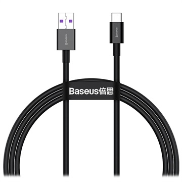 Baseus Superior Series USB-C Daten & Ladekabel - 66W, 1m (Offene Verpackung - Zufriedenstellend) - Schwarz