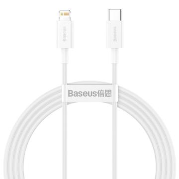 Baseus Superior Serie USB-C / Lightning Kabel - 1.5m, 20W - Weiß