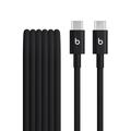 Beats USB-C auf USB-C gewebtes Kabel MDGA4ZM/A - 1.5m, 60W - Schwarz