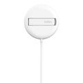 Belkin BoostCharge Pro Magnetisches kabelloses Ladepad mit Qi 2 - 15W - Weiß
