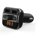 Bluetooth FM Transmitter & Dual USB-Kfz Ladegerät BT20 - Schwarz