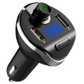 Bluetooth FM Transmitter mit Dual USB Autoladegerät T20 - Schwarz