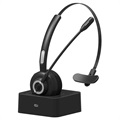 Bluetooth Headset mit Mikrofon und Ladestation M97 - Schwarz
