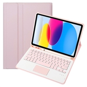 iPad 2022/2025 Bluetooth Tastaturhülle - Rosa