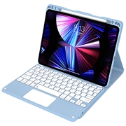 iPad Air 13 2026/2025/2024/iPad Pro 12.9 2022/2021/2020/2018 Bluetooth-Tastaturhülle - Baby Blau