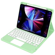 iPad Air 13 2026/2025/2024/iPad Pro 12.9 2022/2021/2020/2018 Bluetooth-Tastaturhülle - Matcha-Grün