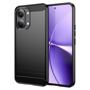 Xiaomi Redmi Turbo 5 Max/Poco X8 Pro Max Gebürstete TPU Hülle - Karbonfaser - Schwarz