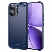 Xiaomi Redmi Turbo 5 Max/Poco X8 Pro Max Gebürstete TPU Hülle - Karbonfaser - blau