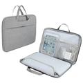 Business-Laptoptasche mit vollständig zu öffnendem Design - 15.6" - Grau
