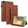 Business Style Samsung Galaxy Tab A7 Lite Smart Folio Case - Braun