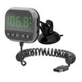 C80 6-in-1-HUD-Display für das Auto mit Bluetooth 5.3 und FM-Transmitter - Schwarz