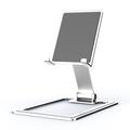 Faltbarer Universeller Desktop-Halter für Smartphone/Tablet CCT16 - Silber