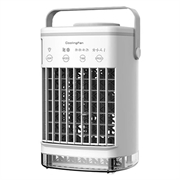 CF-006 Tragbarer Ventilator - USB, 4 Windstufen, Timer, 700-ml-Wassertank - Weiß