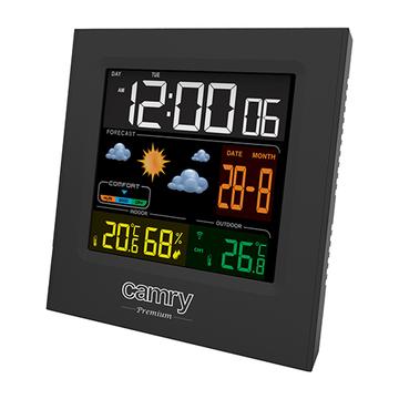 Camry CR 1166 Wetterstation mit Fernsensor - Schwarz
