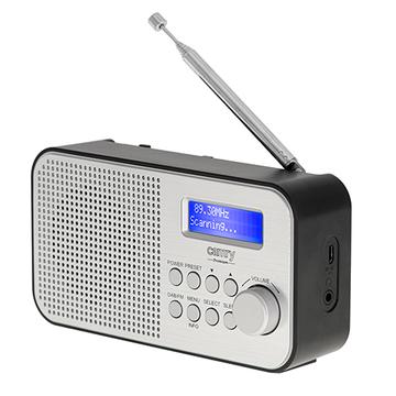 Camry CR 1179 DAB/DAB+/FM Radio mit 2000mAh Akku - Silber / Schwarz
