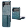Card Serie Samsung Galaxy Z Flip4 Wallet Hülle - Blau