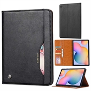Samsung Galaxy Tab S6 Lite 2020/2022/2024 Kartenset Folio-Hülle - Schwarz