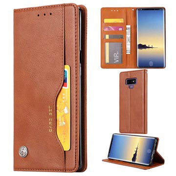Card Set Series Samsung Galaxy Note9 Wallet Schutzhülle - Braun