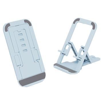 Faltbarer Telefonhalter im Kartenstil - Blau