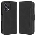 Xiaomi Redmi Note 12 Turbo/Poco F5 Cardholder Serie Schutzhülle mit Geldbörse - Schwarz