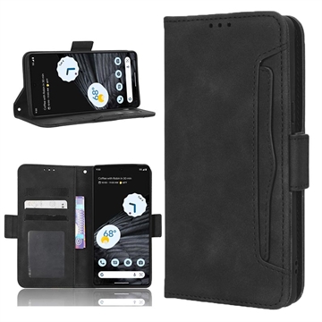 Cardholder Serie Google Pixel 7 Pro Wallet Hülle - Schwarz