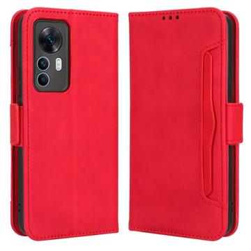 Cardholder Serie Xiaomi 12T/12T Pro Wallet Hülle - Rot
