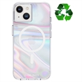 Case-Mate Soap Bubble MagSafe iPhone 14 Hülle - Durchsichtig