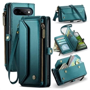 Google Pixel 11 Pro XL CaseMe C36 RFID-blockierende Wallet-Hülle - Grün