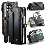Samsung Galaxy Z Fold8 Ultra CaseMe C36 RFID-blockierende Wallet-Hülle - Schwarz