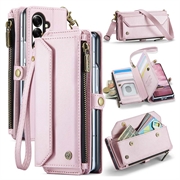 Samsung Galaxy Z Fold8 Ultra CaseMe C36 RFID-blockierende Wallet-Hülle - Rosa