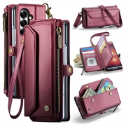 Samsung Galaxy Z Fold8 Ultra CaseMe C36 RFID-blockierende Wallet-Hülle - Rot