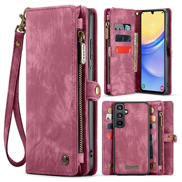Samsung Galaxy A16 5G Caseme 008 2-in-1 Multifunktions Wallet Hülle - Rot