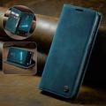 Samsung Galaxy S22 5G Caseme 013 Serie Schutzhülle mit Geldbörse - Blau