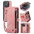 iPhone 15 Pro Caseme 2-in-1 Multifunktions Wallet Hülle - Rosa