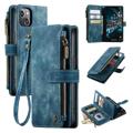 Caseme C30 Multifunktions iPhone 14 Plus Wallet Hülle - Blau