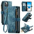 iPhone 14 Caseme C30 Multifunktions Wallet Hülle - Blau