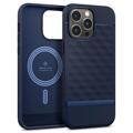 Caseology Parallax Mag iPhone 14 Pro Hybrid Case - Mitternachtsblau