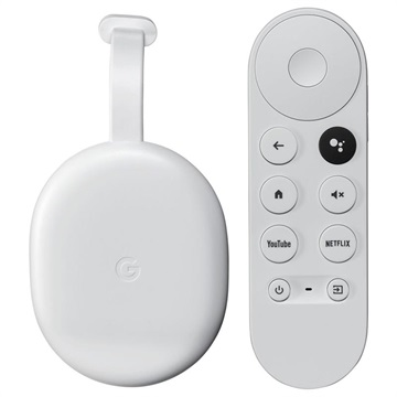 Chromecast mit Google TV (2020) und Sprachfernbedienung - Weiß