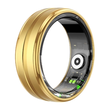 Colmi R06 Smart Ring mit Bluetooth 5.0 - Dänisch, Schwedisch, Englisch Sprachen - 18.1mm - Gold