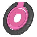 Magnetischer Handyhalter im Color-Block-Design - MagSafe-kompatibel - Schwarz