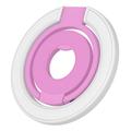 Magnetischer Handyhalter im Color-Block-Design - MagSafe-kompatibel - Weiß