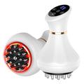 Akku-betriebenes 4-in-1-Massagegerät mit Bio-Puls-Wärme- und Lichttherapie - Weiß