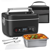 Akku-beheizte Lunchbox 80W - Schwarz