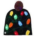 Cosy Winter Beanie Mütze mit LED Licht - Lichterketten