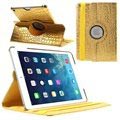iPad Air Rotary Smart Leder Tasche - Krokodil