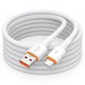 D-POWER 2002 USB-A/USB-C-Kabel 3 A - 2m - Weiß