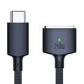 D039 USB-C-auf-MagSafe-3-PD-Ladekabel mit Nylongeflecht für MacBook Pro 16" - 140W, 2m - Mitternachtsblau
