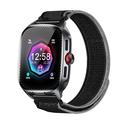 D20 Smartwatch mit kabellosen Kopfhörern, KI-Übersetzung - Nylonarmband - Schwarz
