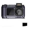 D50 Wasserdichte Action-Kamera mit 32GB TF-Karte - Schwarz
