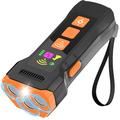 D900 6-in-1-Ultraschall-Hundeabwehrgerät und Anti-Bell-Trainingsgerät – Schwarz